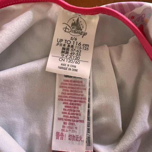 Official Disney Character Swimsuit - Size 5/6 - Picture 3 of 3